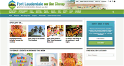 Desktop Screenshot of fortlauderdaleonthecheap.com